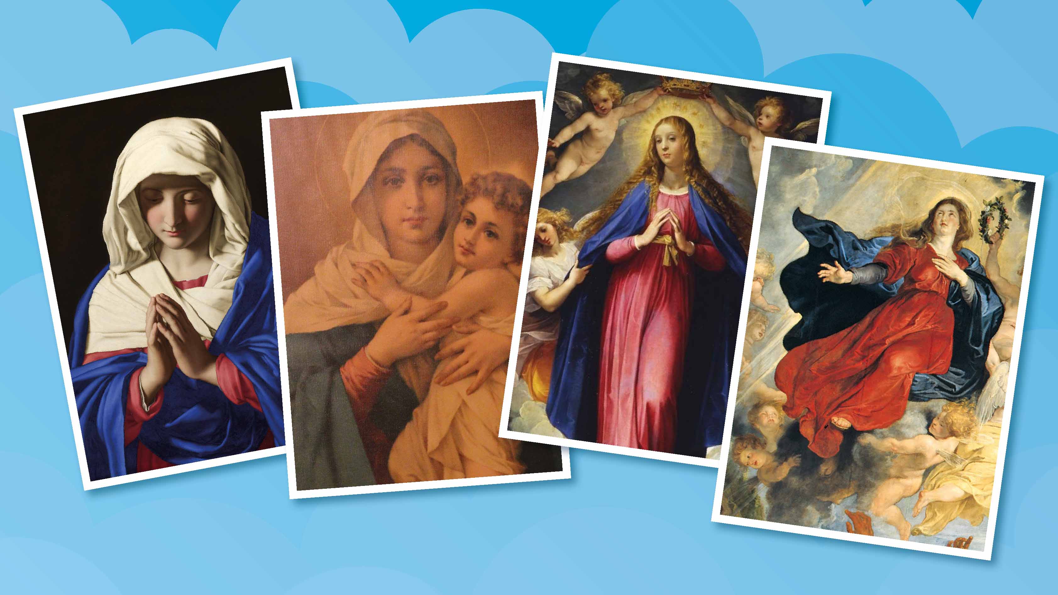 Los cuatro dogmas de la Virgen María